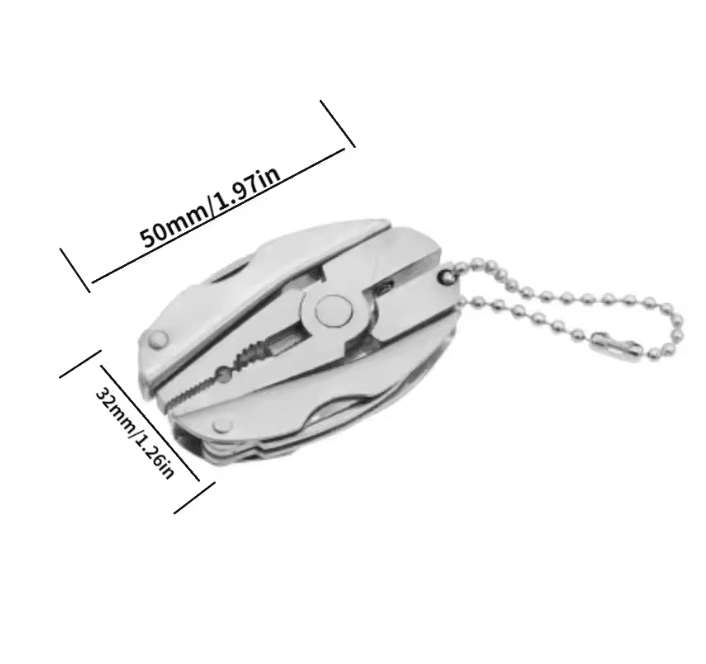 Portable Stainless Steel Multi Tool Keychain