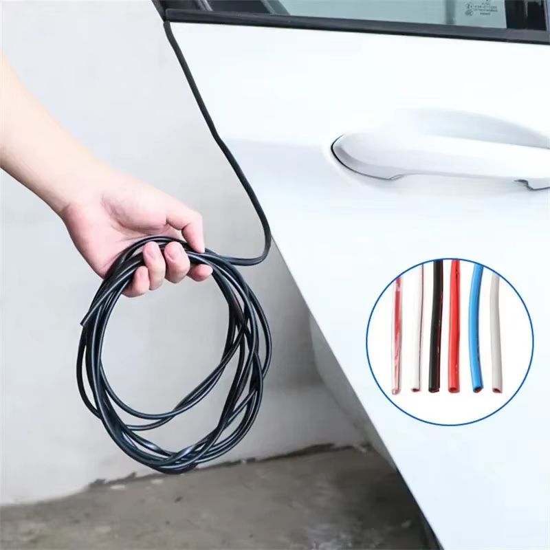 Car Door Edge Rubber Scratch Protector Strips - Adhesive Auto Moulding Protection