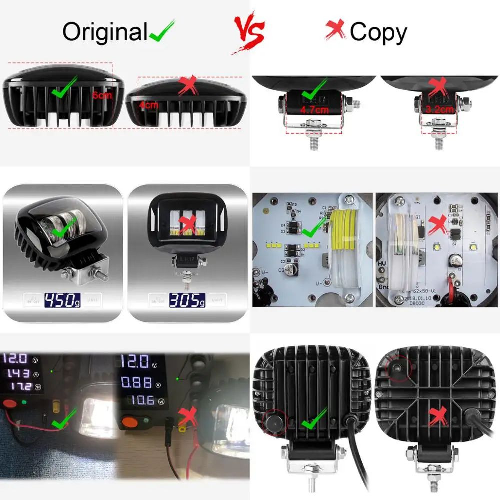 High-Intensity 5-Inch LED Fog Lights for Off-Road Trucks & 4x4 Vehicles