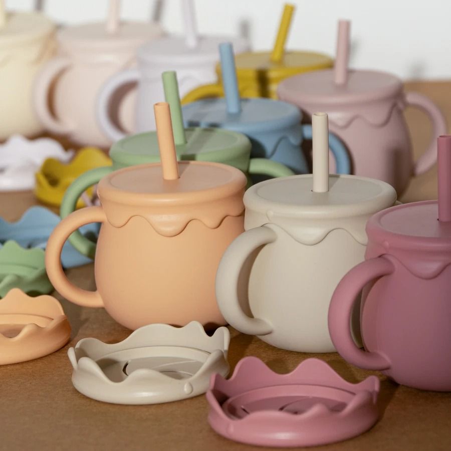 Bloom-Sip 2-in-1 Silicone Snack & Sippy Cup