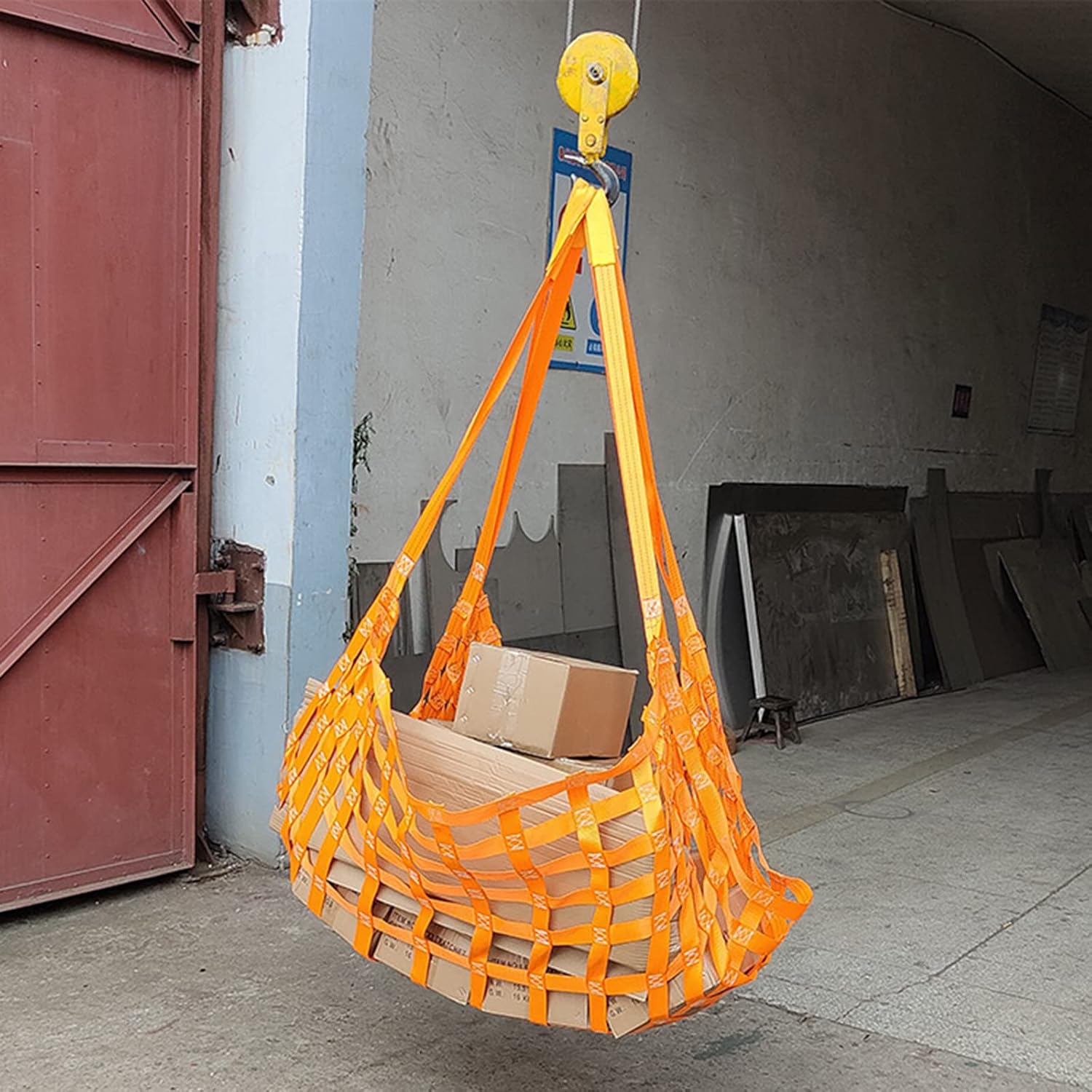 Heavy Duty Cargo Lifting Net Tear Resistant Hoisting & Safety Net