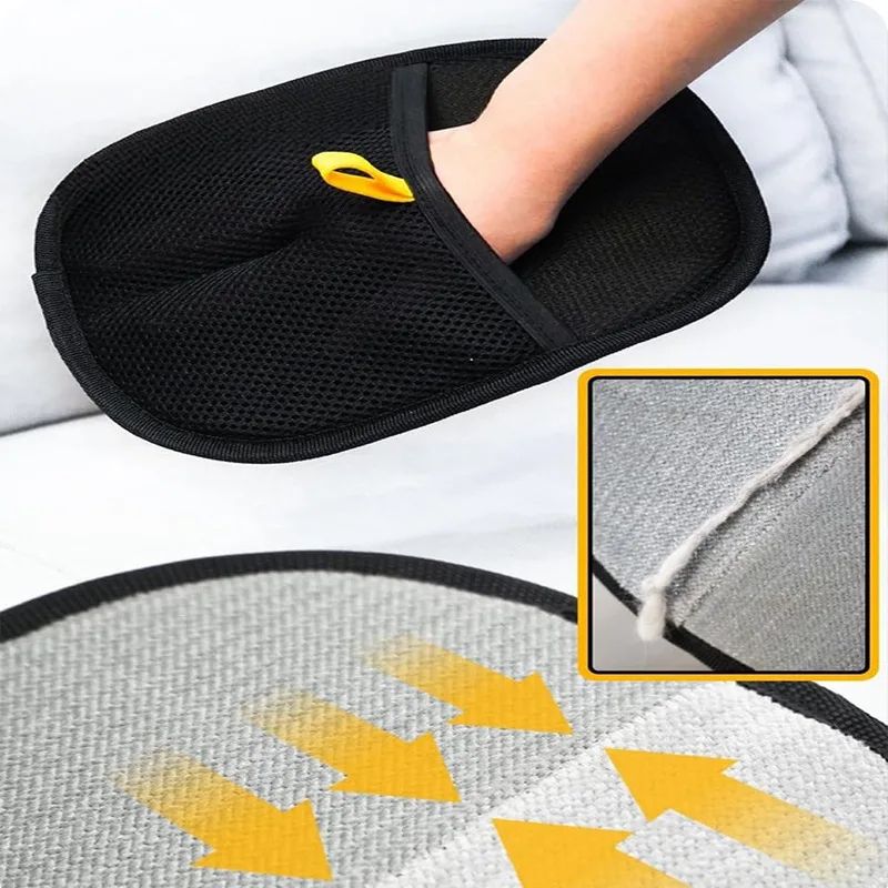 Pet Hair Removal Gloves Double Sided Cleaning Brush