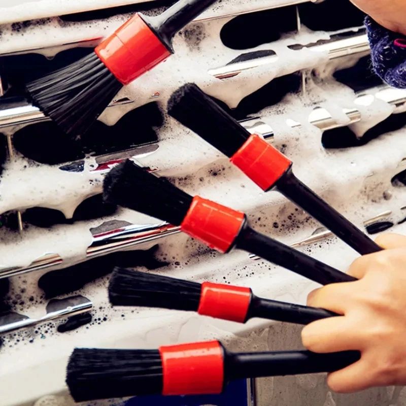 Premium Car Detailing Brush Set for Interior, Wheels & Vents