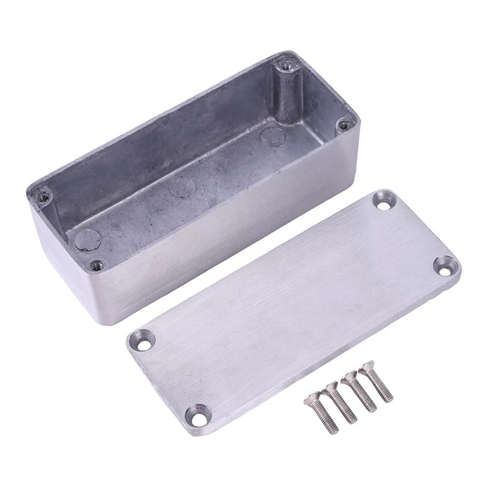 1590A Aluminum Guitar Pedal Enclosure Stomp Box Housing with Screws