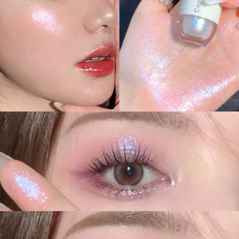 Cappuvini Star Dots Liquid Eyeshadow Pearlescent Glitter Shine