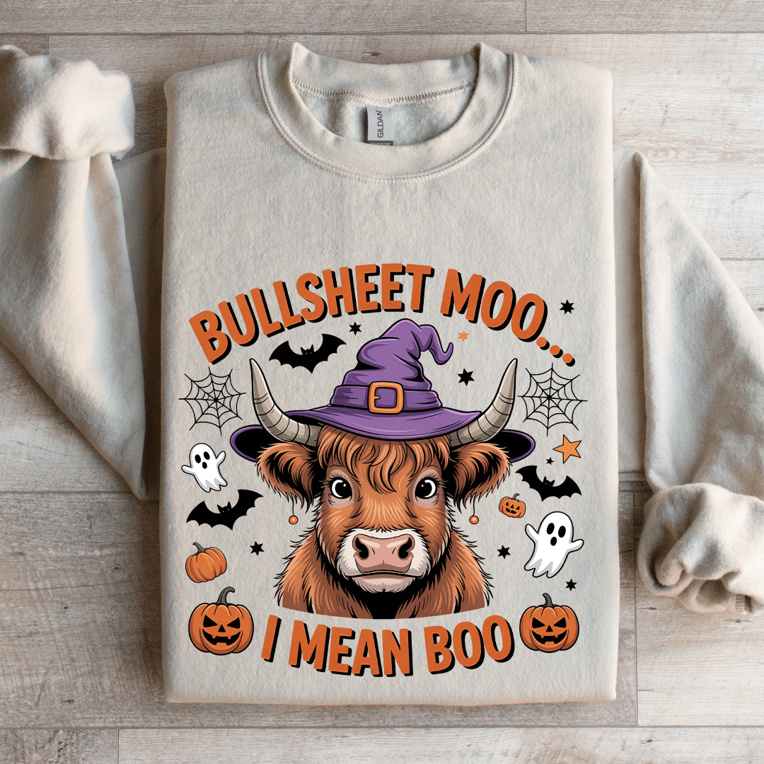 Bullsheet Moo I Mean Boo Sweatshirt
