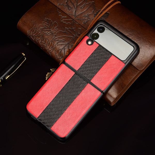 Samsung Galaxy Z Flip 3 5G Slim Folding Leather Shockproof Phone Case Cover, Secure Fit, Shockproof Protection, Durable,