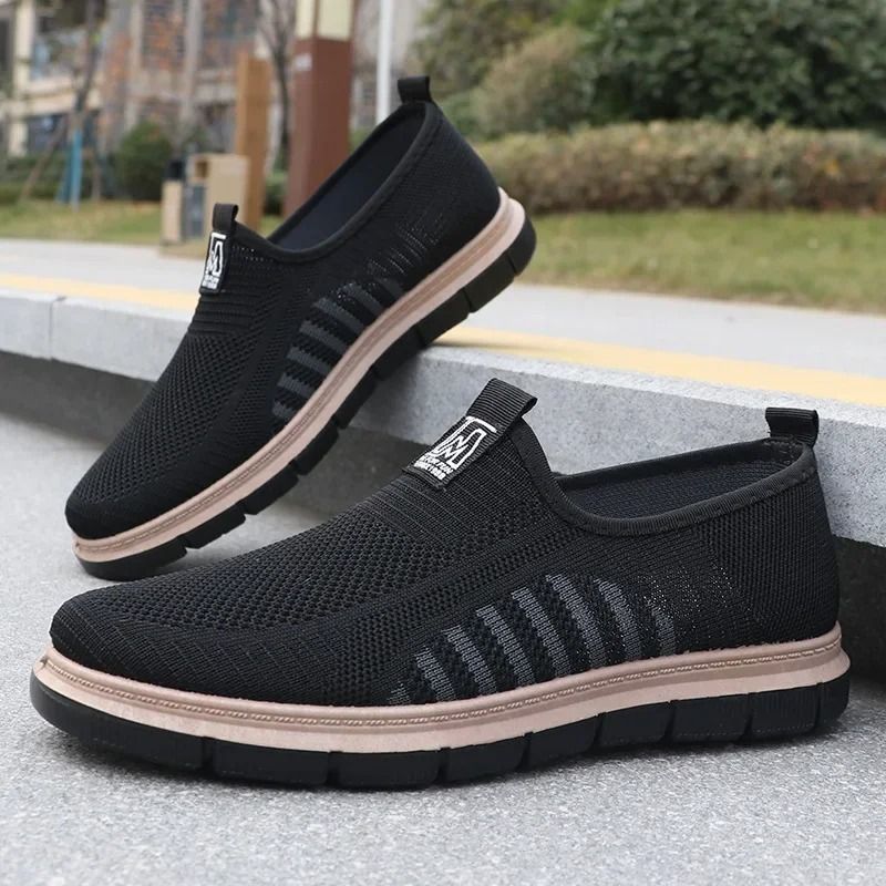Mens Breathable Mesh Sneakers with Lightweight Soft Sole