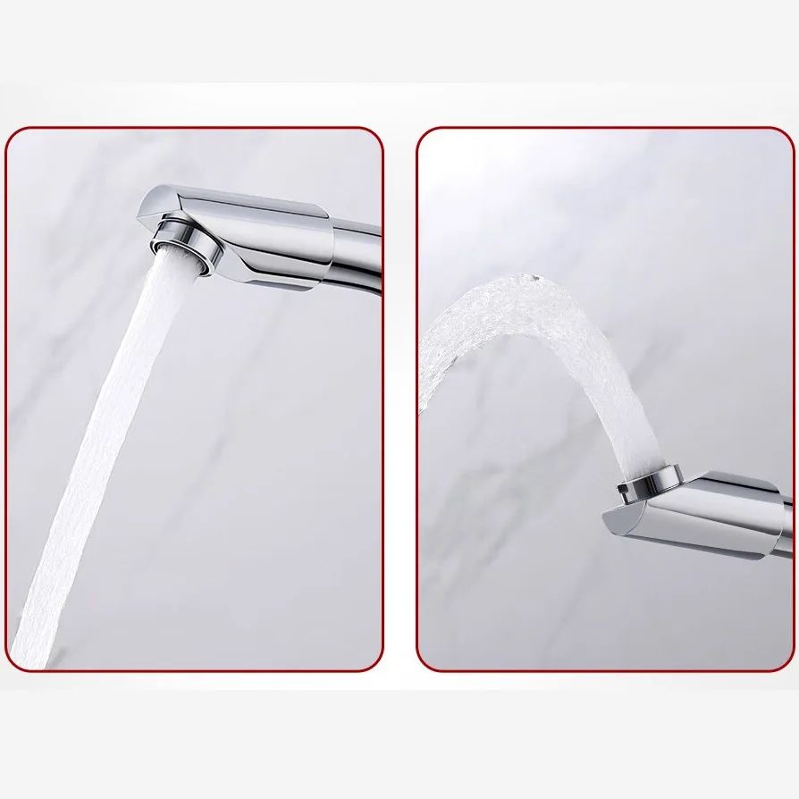 360 Rotating Kitchen Faucet Extender Dual Mode Splash Proof Sink Tap