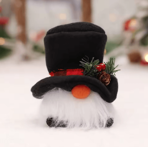 Glowing LED Christmas Gnome Plush Doll – Festive Faceless Gnome Holiday Decoration
