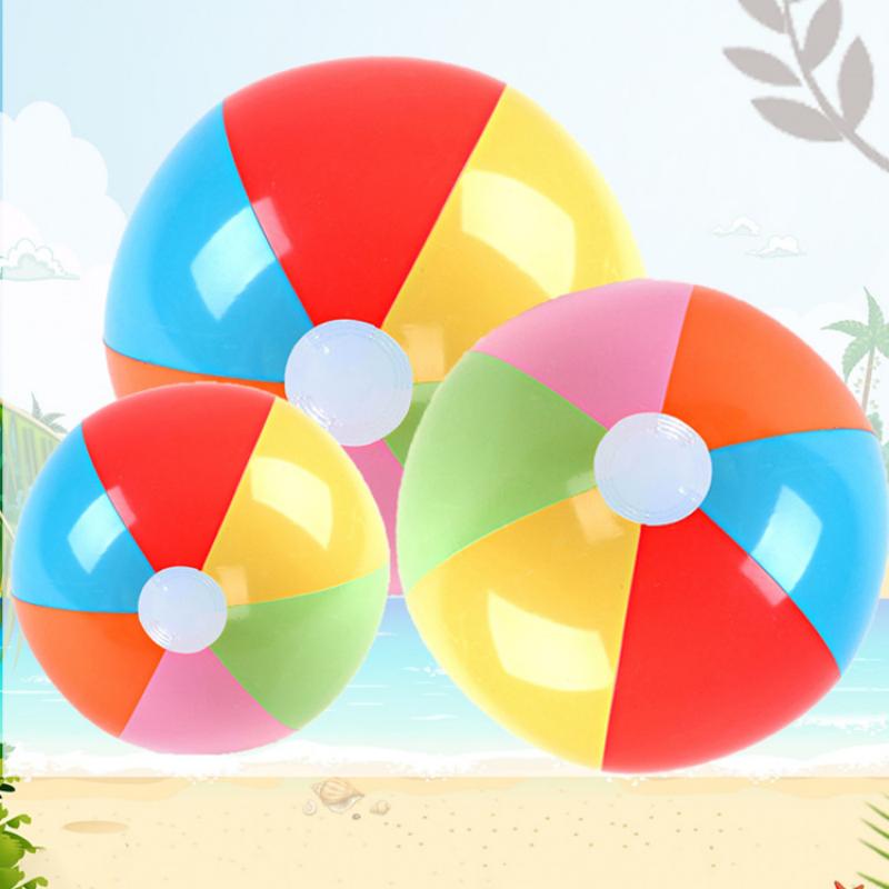 Rainbow Inflatable Beach Ball Set for Pool & Beach Fun
