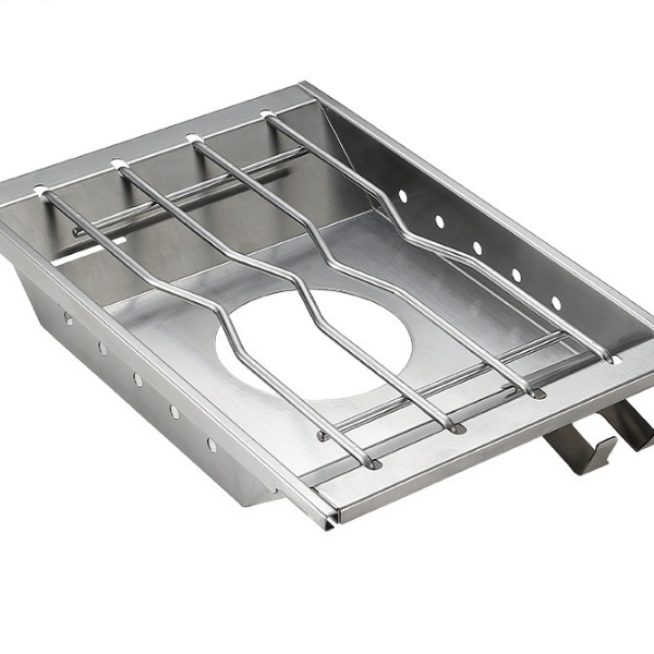 Stainless Steel Camping Furnace Plate Frame Windproof & Durable