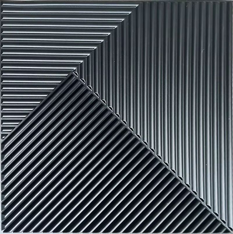 DiamondWave 30x30cm PVC 3D Diamond Textured Wall Panels 10 Pack