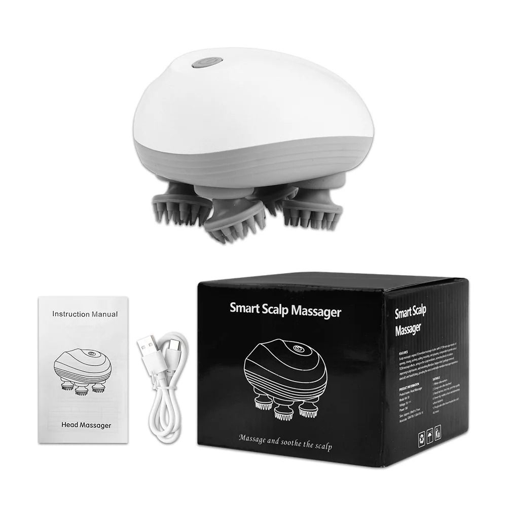 Wireless Deep Tissue Scalp and Body Massager