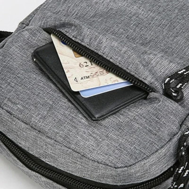 Mens Mini Crossbody Chest Sling Bag Lightweight Casual Phone Shoulder Pack