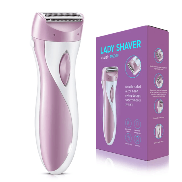 USB Rechargeable Electric Razor for Women Full Body Hair Removal Shaver