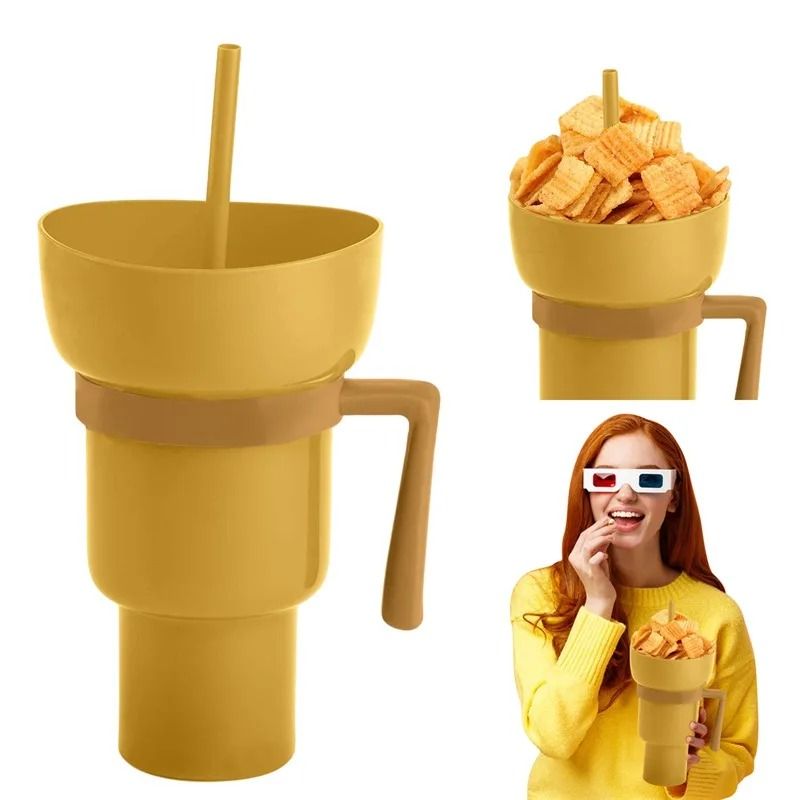 2-In-1 Stadium Tumbler & Snack Cup
