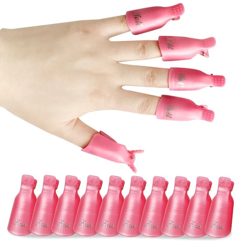 Gel Polish Soak-Off Remover Clips