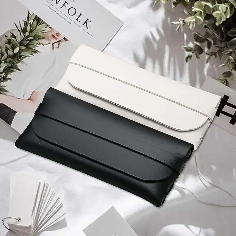 Premium Leather Glasses Case – Stylish Leather Glasses Case for Travel & Daily Protection