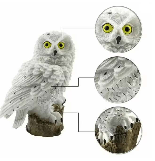 SolarOwl Decorative Solar Garden Light Outdoor Waterproof Lamp