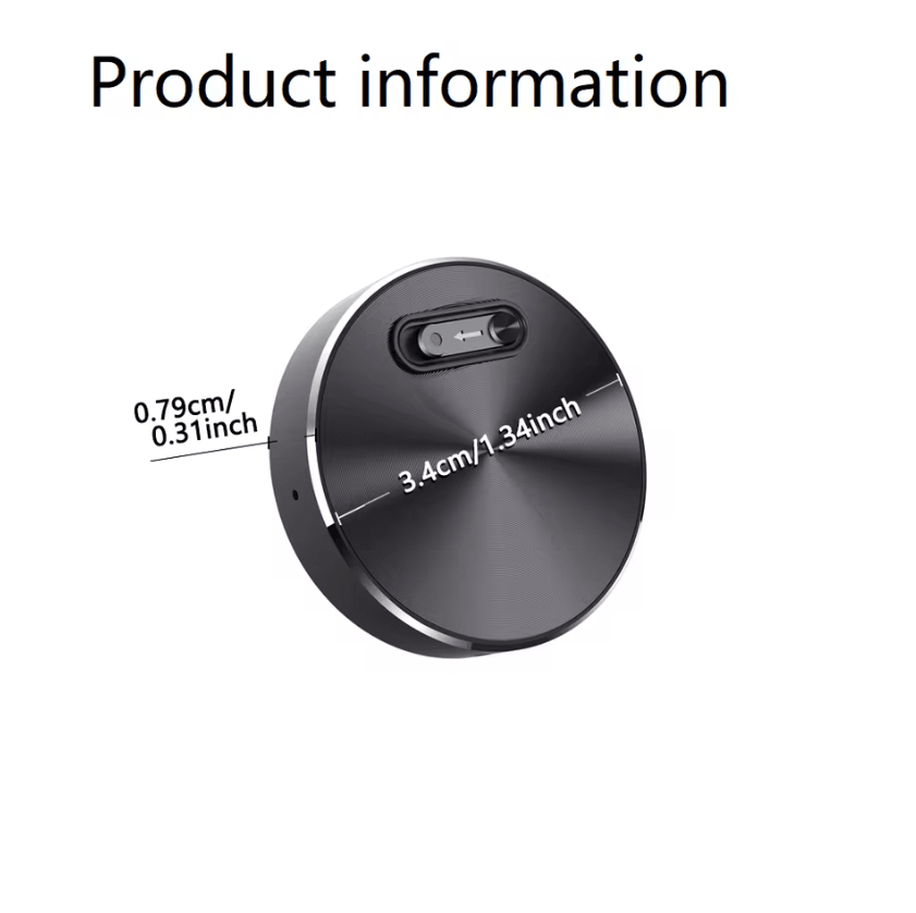 32GB Voice Activated Recorder Mini Keychain Dictaphone with Noise Reduction & MP3 Playback