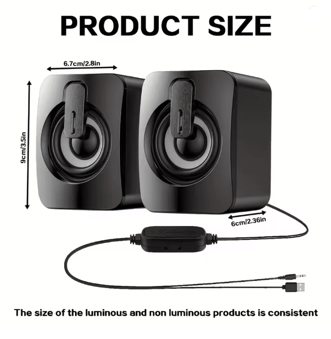 ClearTone USB Desktop Computer Speakers
