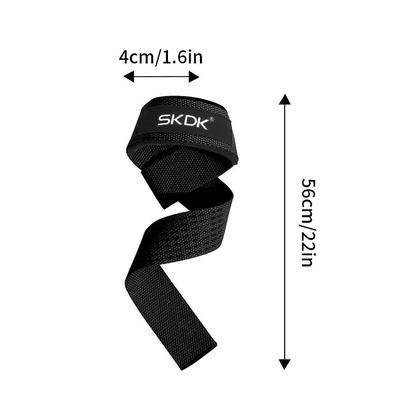 Weightlifting Wrist Straps with Anti-Slip Silicone