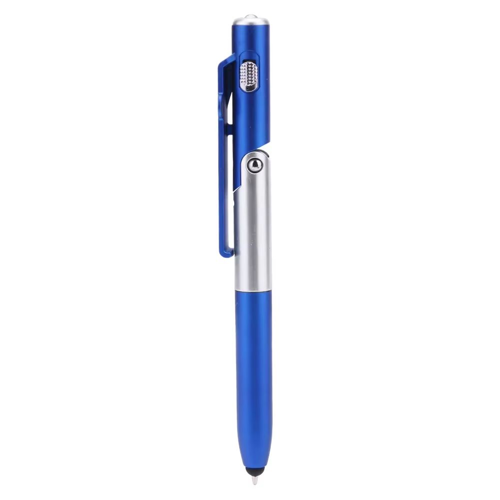 4 in 1 Multifunction Ballpoint Pen Phone Stand with LED Light Folding Mobile Holder