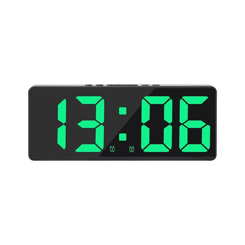 Voice Control Digital Alarm Clock with Temperature and Night Mode