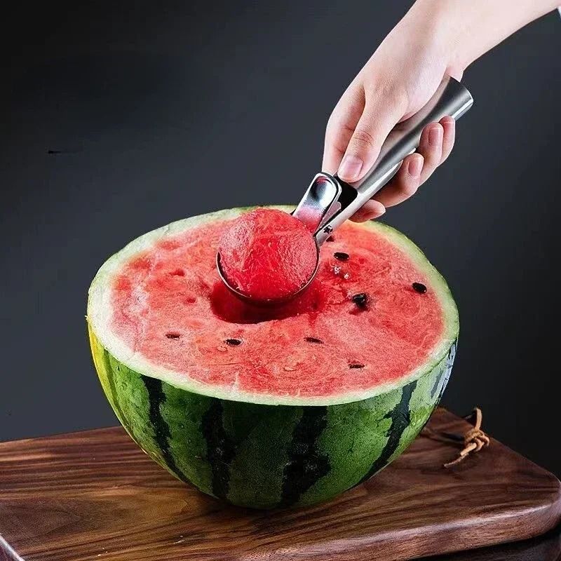 Stainless Steel Ice Cream Scoop Dual Purpose Fruit and Dessert Scooper