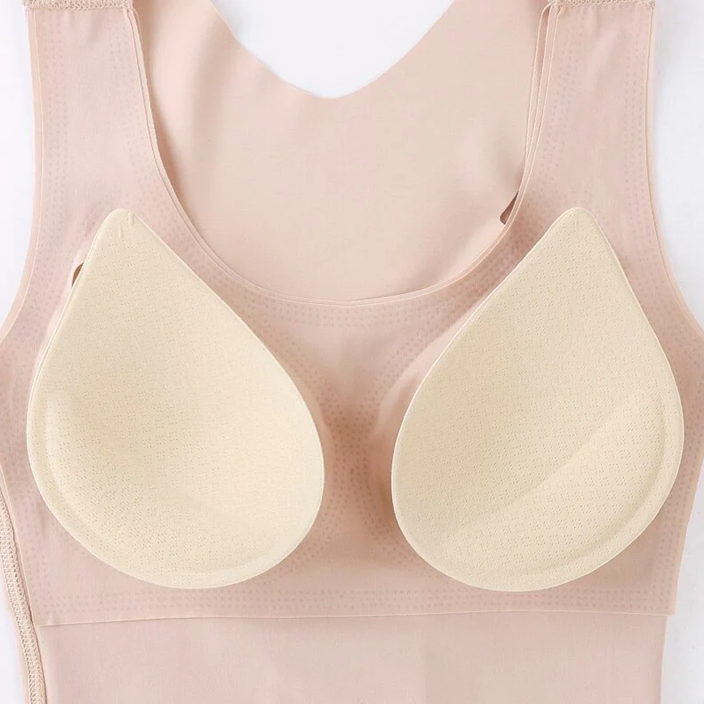 Waist Buttoned Bra Shapewear