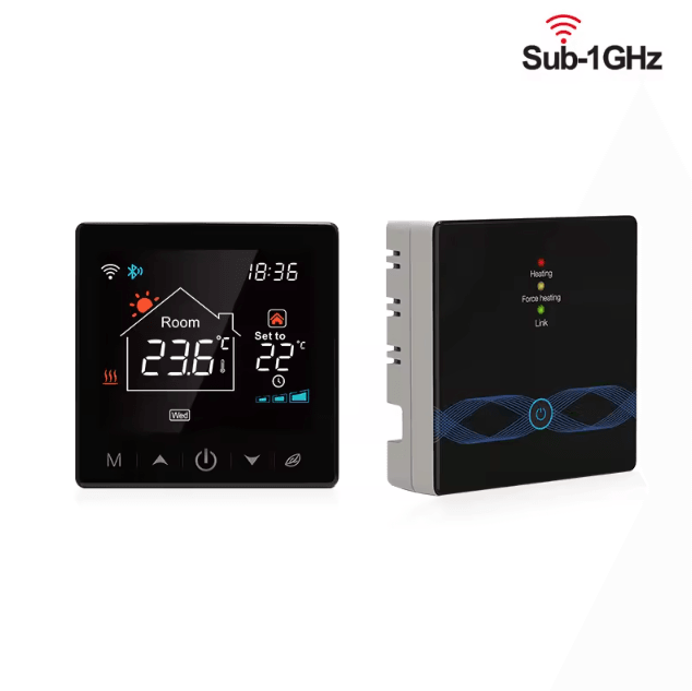 Tuya RF433 Wireless Smart Thermostat – WiFi Gas Boiler Temperature Controller with Alexa & Google Home