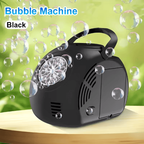 Portable Bubble Machine Toy for Kids Colorful Outdoor Bubble Maker No Battery Required