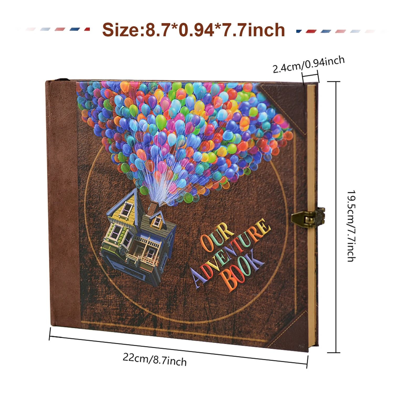 DIY Handmade Our Adventure Photo Album Scrapbook