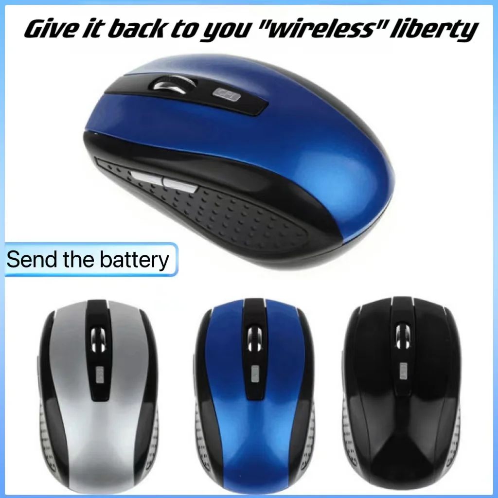 Wireless Optical Mouse Ergonomic 2.4G