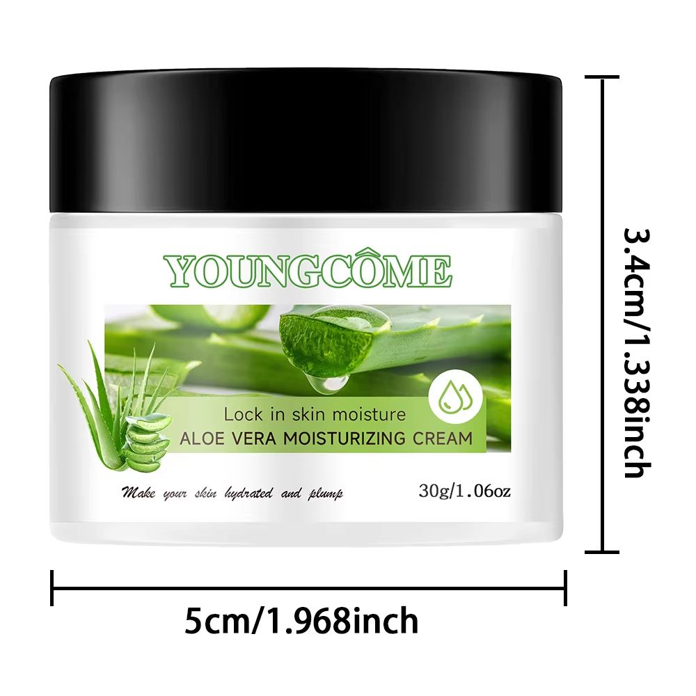 SADOER Aloe Vera Face Cream with Hyaluronic Acid Moisturizer Deep Hydrating Anti Aging Skin Care Cream