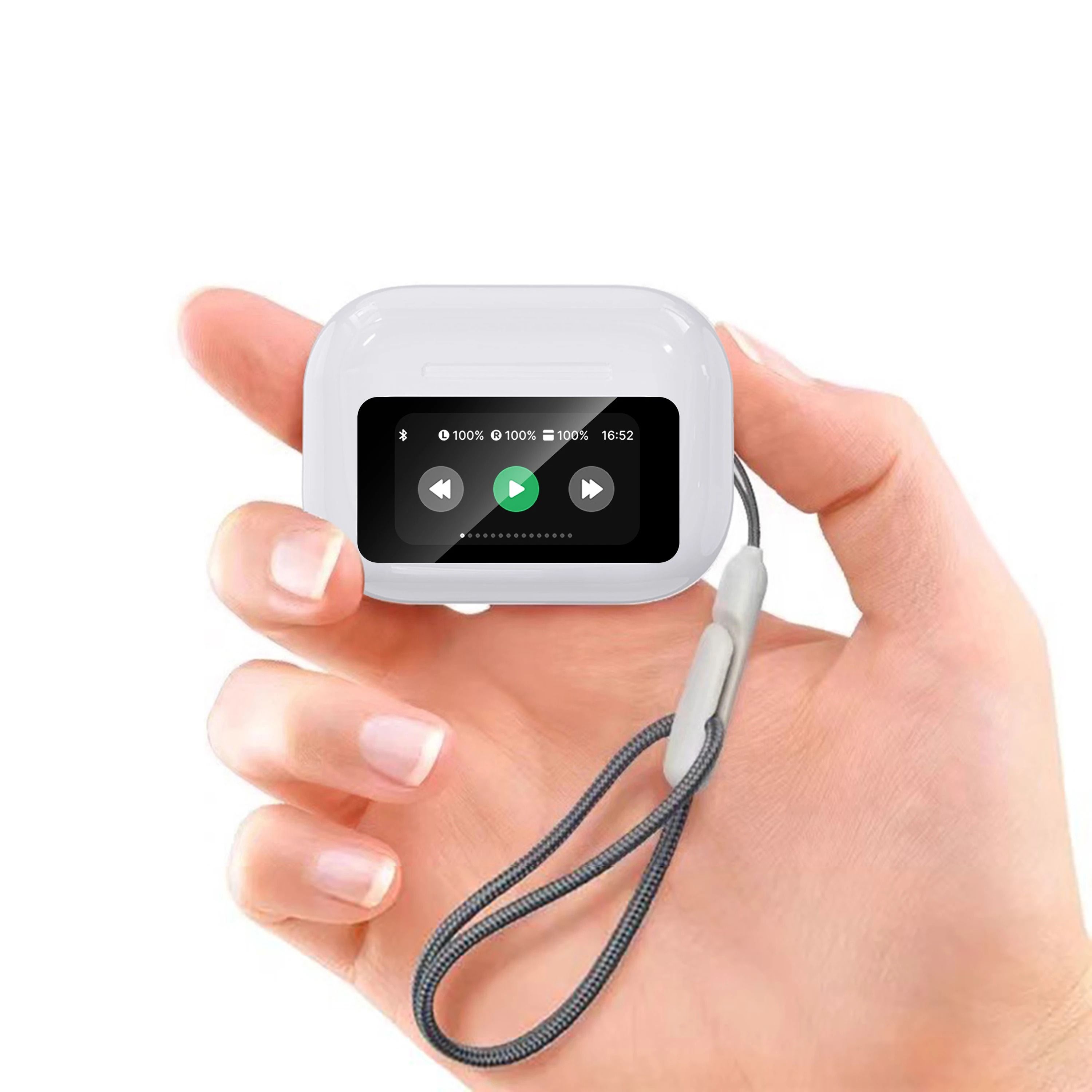 Bluetooth Configuration Headset, Smart LCD Color Screen, Wireless Active Noise Reduction, Super Long Battery Life