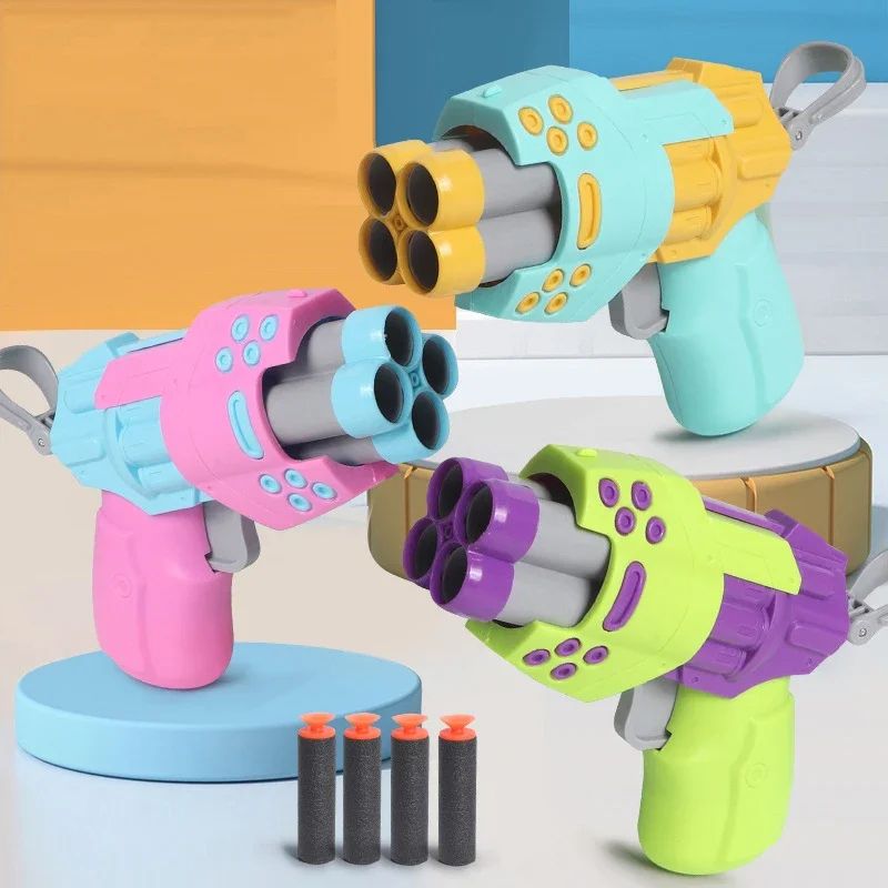 Radish Blaster Foam Dart Toy Gun – Soft Bullet Launcher for Safe Play & Stress Relief