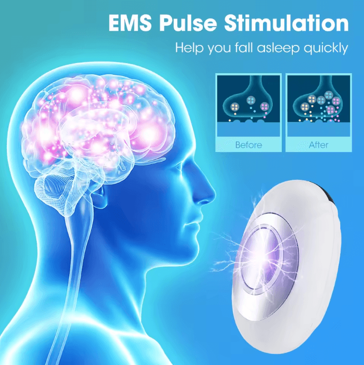 Handheld CES Sleep Aid Device – Microcurrent EMS Pulse Relaxation & Stress Relief Tool