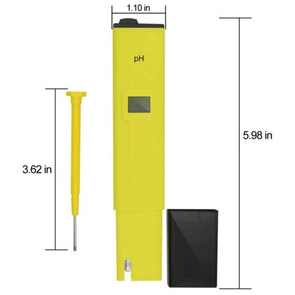LCD Tester Pocket Hydroponics, Digital Electric PH Meter, Aquarium Water Test Pen