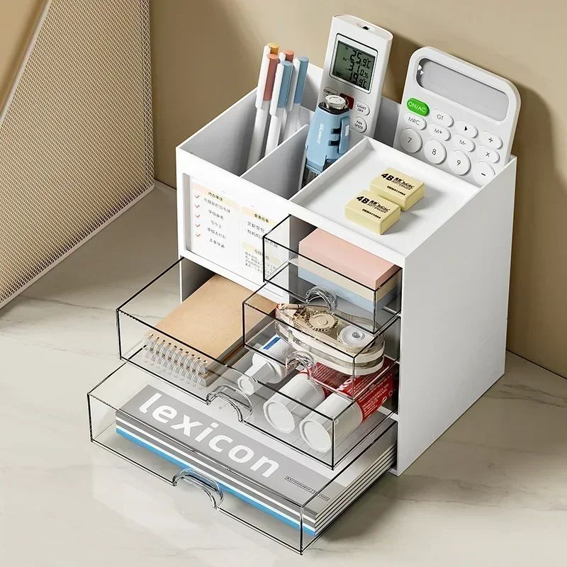 Transparent Drawer Desktop File Organizer Shelf
