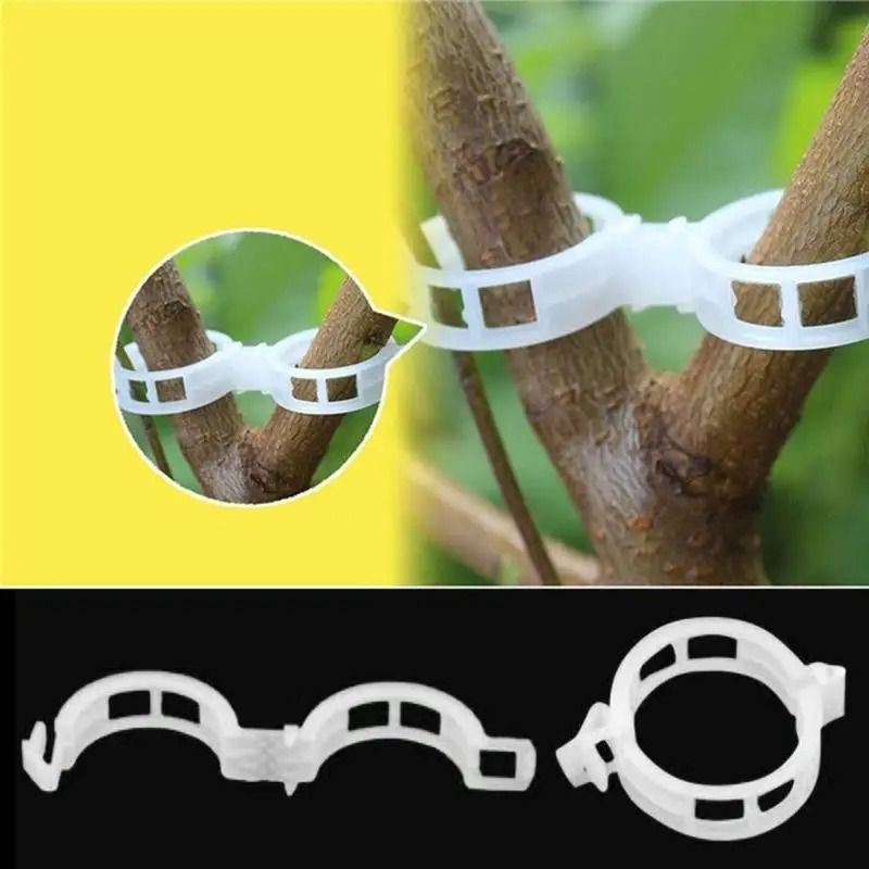 Reusable Plant Support Clips Garden Vine Fixing Clips for Trellis and Stakes