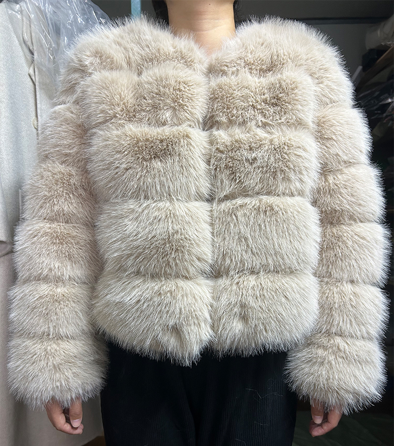 Luxury Faux Fur Coat, 2024 Winter Fluffy Jacket for Women, Thick Warm Raccoon Style Outwear