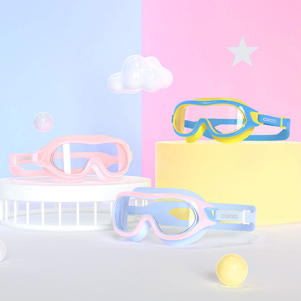 Kids Swim Mask Goggles Anti Fog Leak Proof Youth Swimming Eyewear