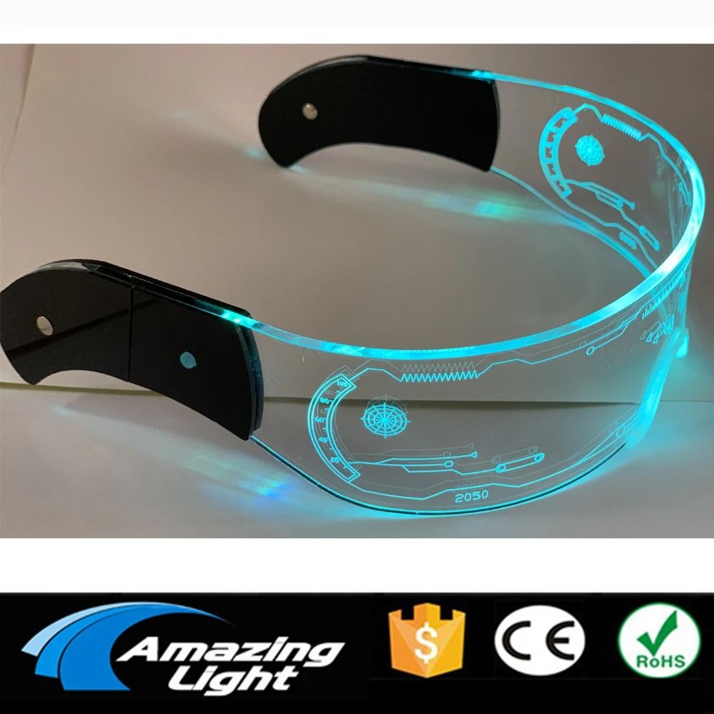 LED Light Up Glasses Luminous Party Sunglasses Costume