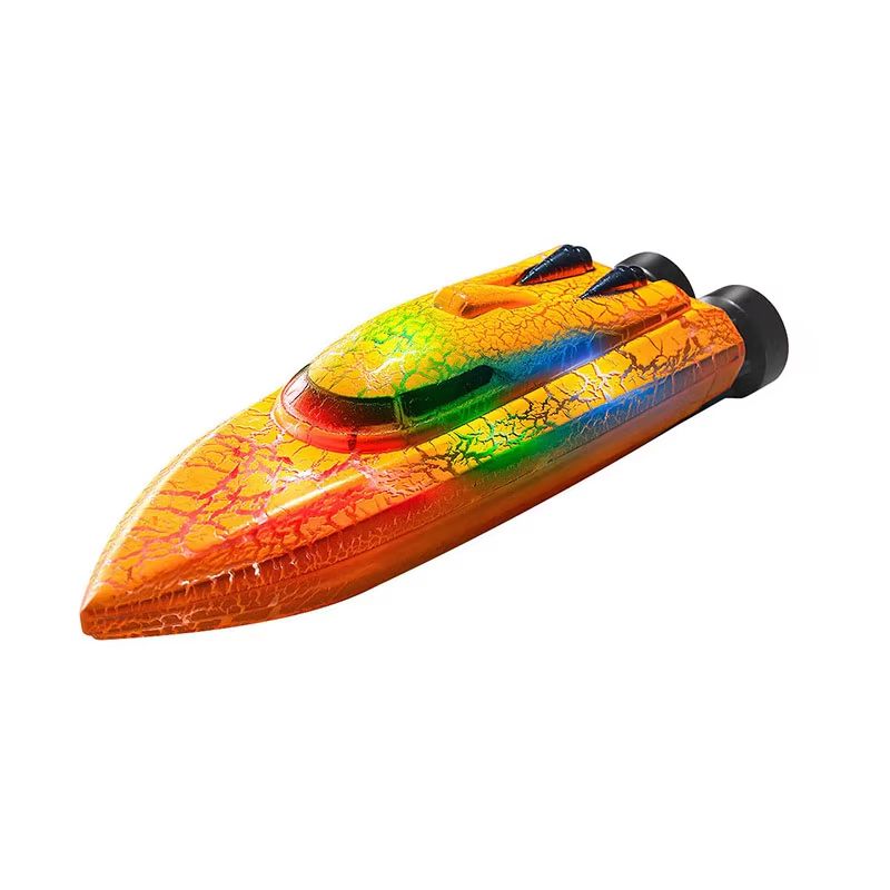 WaveMaster 2.4 GHz Waterproof RC Racing Boat with 360° Flip & LED Effects