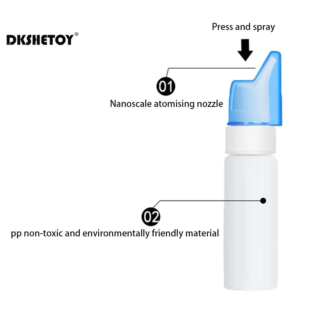 Infant Nasal Rinse Spray Bottle | Baby Nose Cleaner Irrigator Atomizer for Rhinitis Relief, Allergy & Sinus Nasal Wash