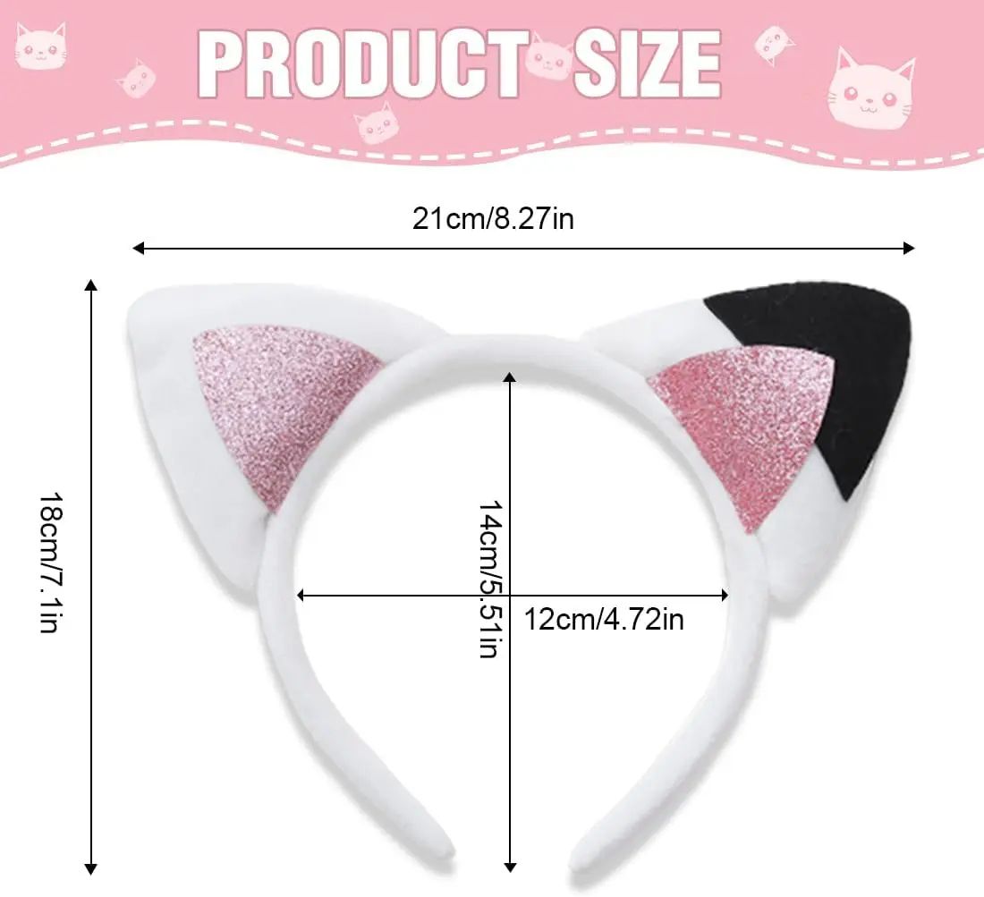 Pink Cat Party Headband