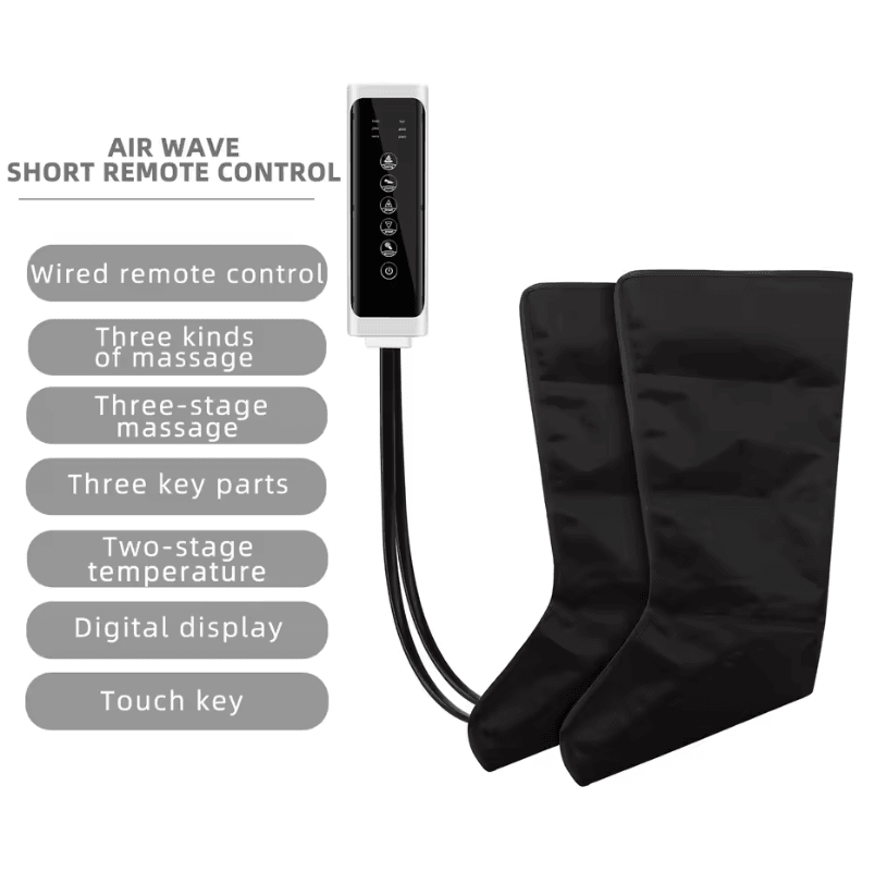 Professional Salon Spa Massager with Dynamic Compression – 2-Pack EU Plug Massage Equipment