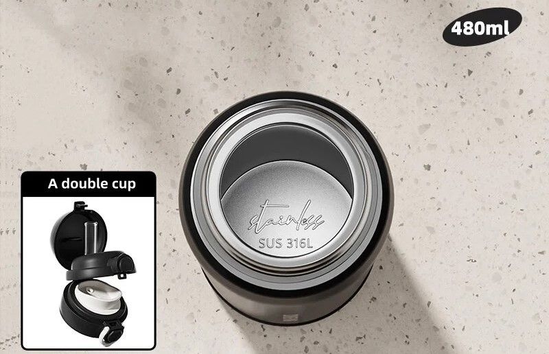 Dual Sip 16 oz Insulated Executive Tumbler